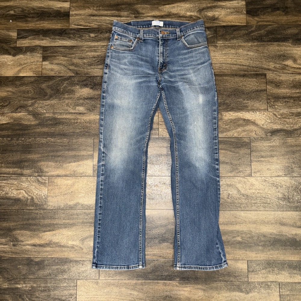 DENIZEN Levi's 285 Relaxed Fit Straight Leg Medium Wash Denim Jeans Men's 30x30